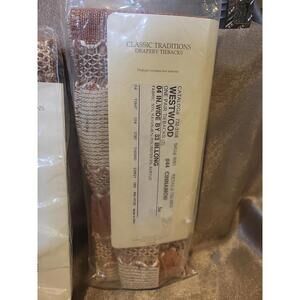 Vintage JCPenney Classic Traditions Curtain Drapery Tiebacks Westwood Cinnamon